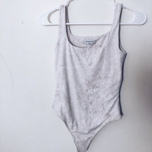 Aritzia Babaton Bodysuit contour white cream worn once